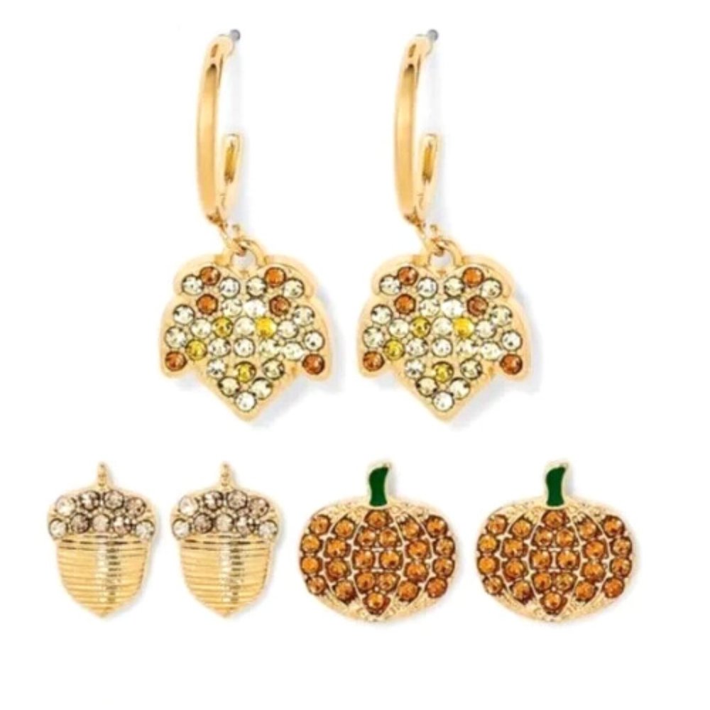 SUGAR FIX “Good Harvest” Cream of the Crop - 3 Pair Earring Set ~ NEW!!!